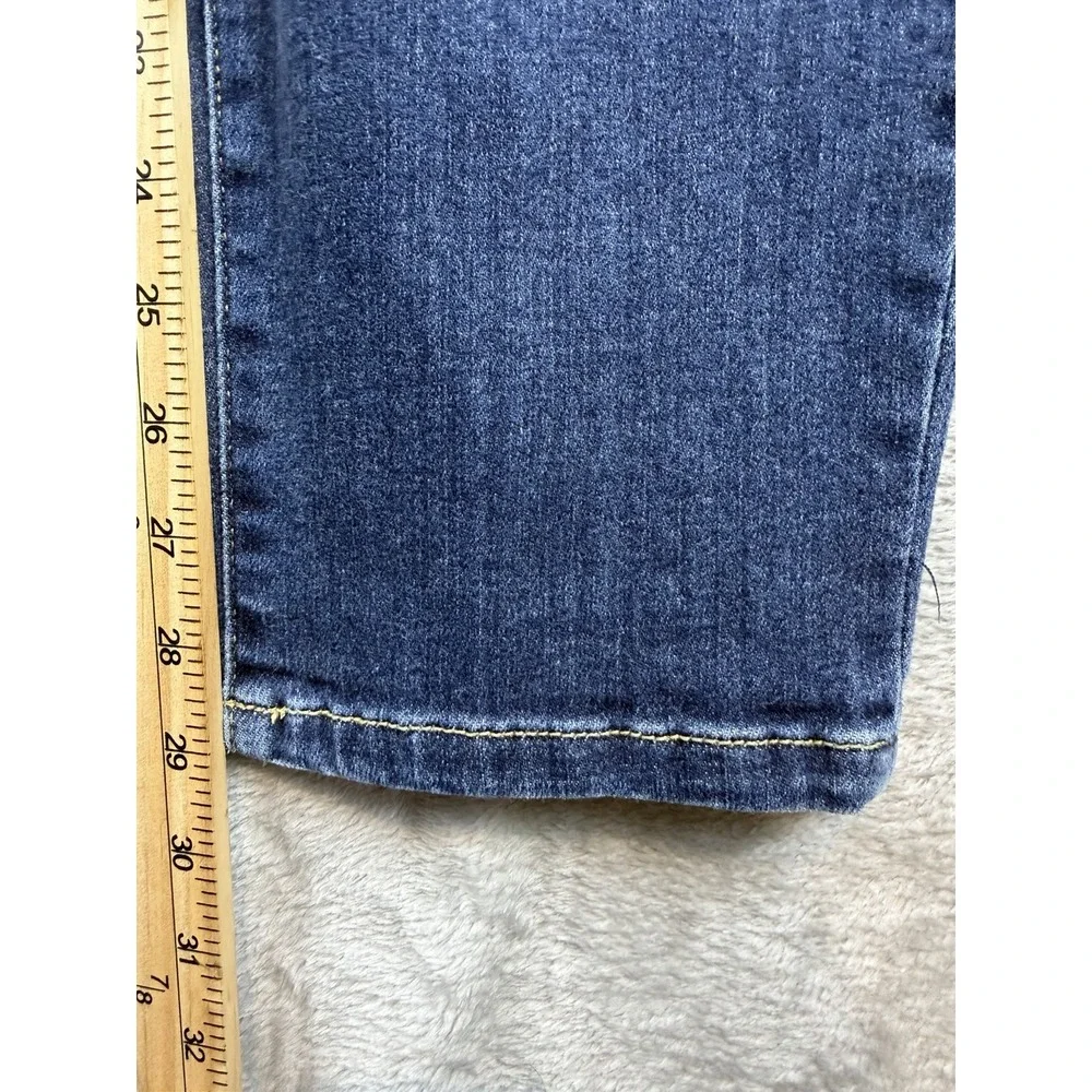 Judy Blue Jeans Women's Boyfriend Fit Size 9 / 29 Blue Dark Wash‎ Distressed